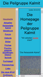 Mobile Screenshot of peilgruppe-kalmit.de